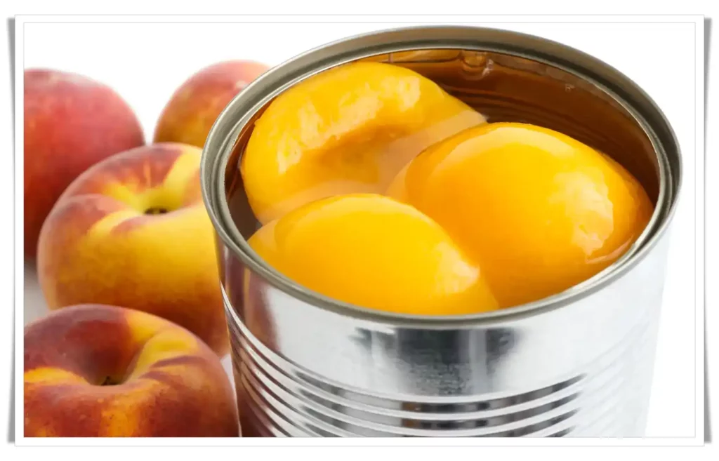 Canned fruits in syrup