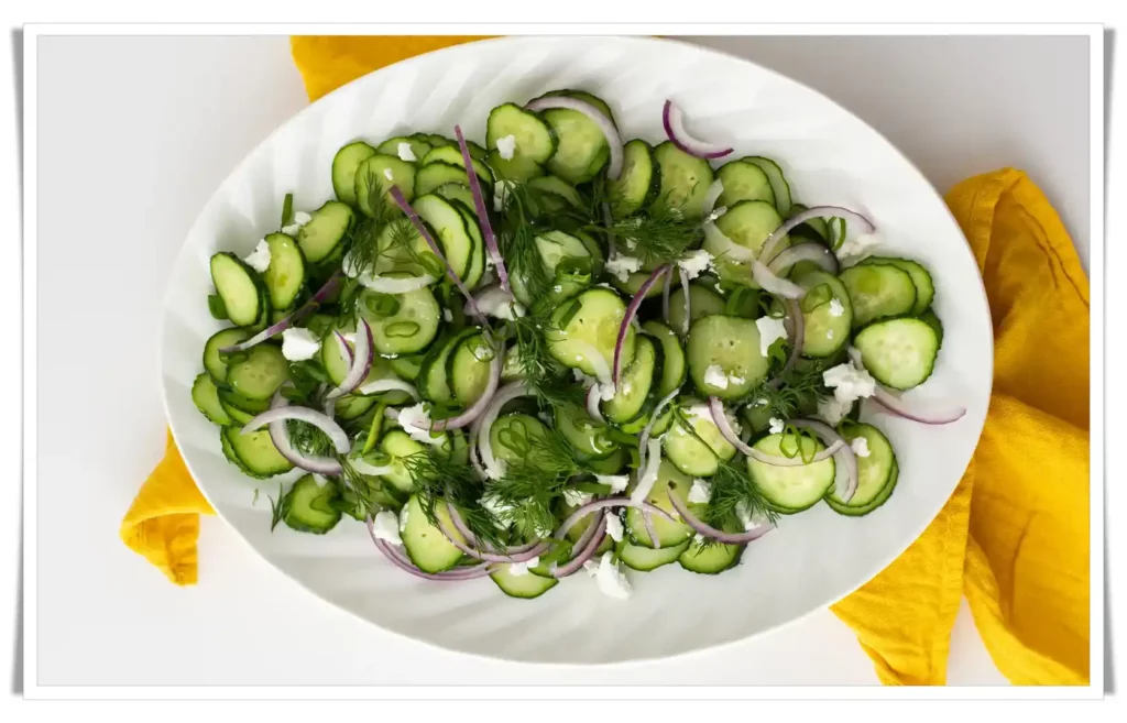 Cucumber and Feta Salad - Tasty salad